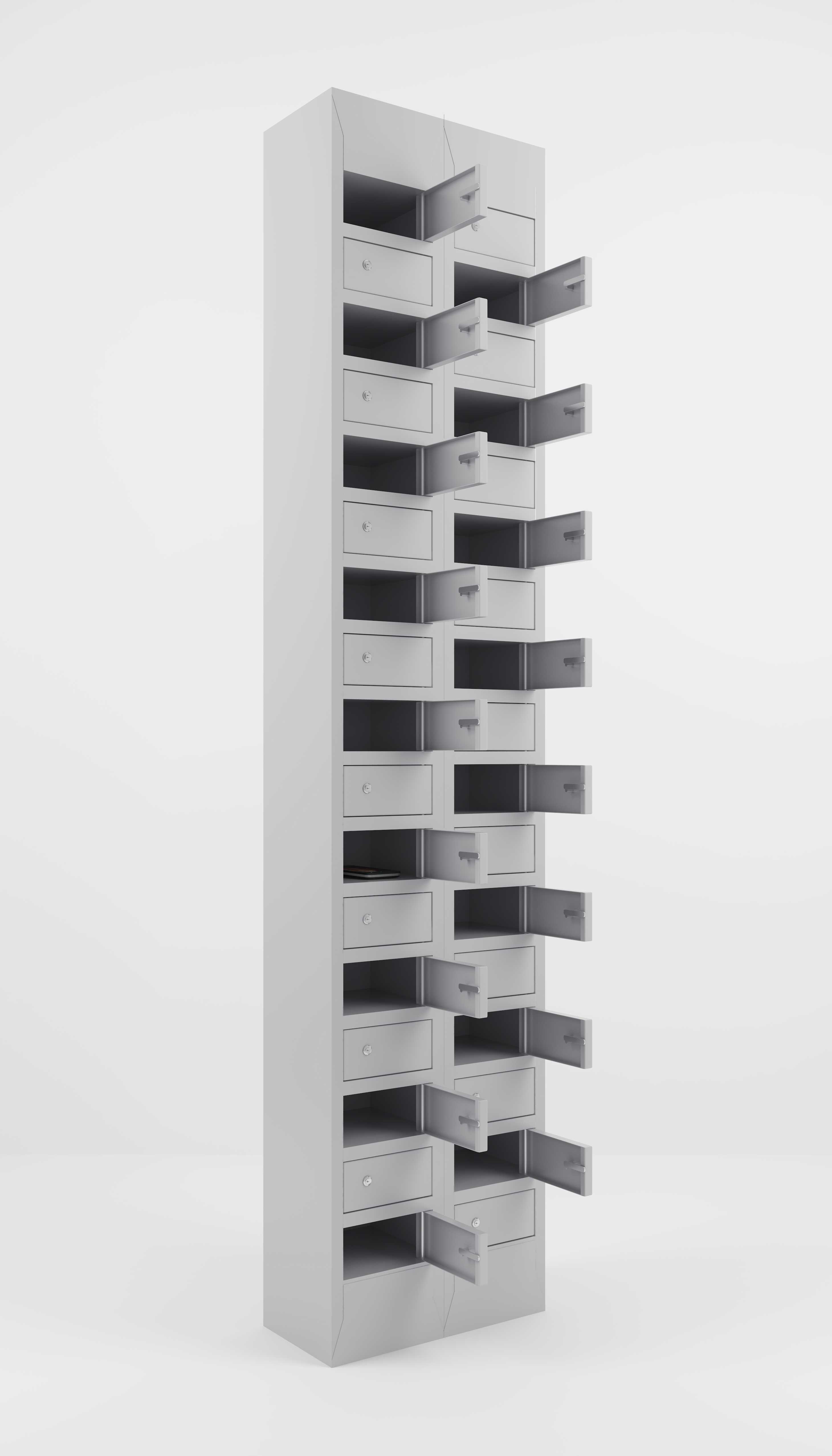 Шкаф для хранения моб. телефонов "Сотовик-ШР-117 L200" (доп. секция)