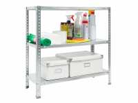 Стеллаж для склада ES 75KD/75X30/3 оцинкованный