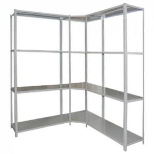 Стеллаж угловой МС 500 1500x700x400 (8 полок)