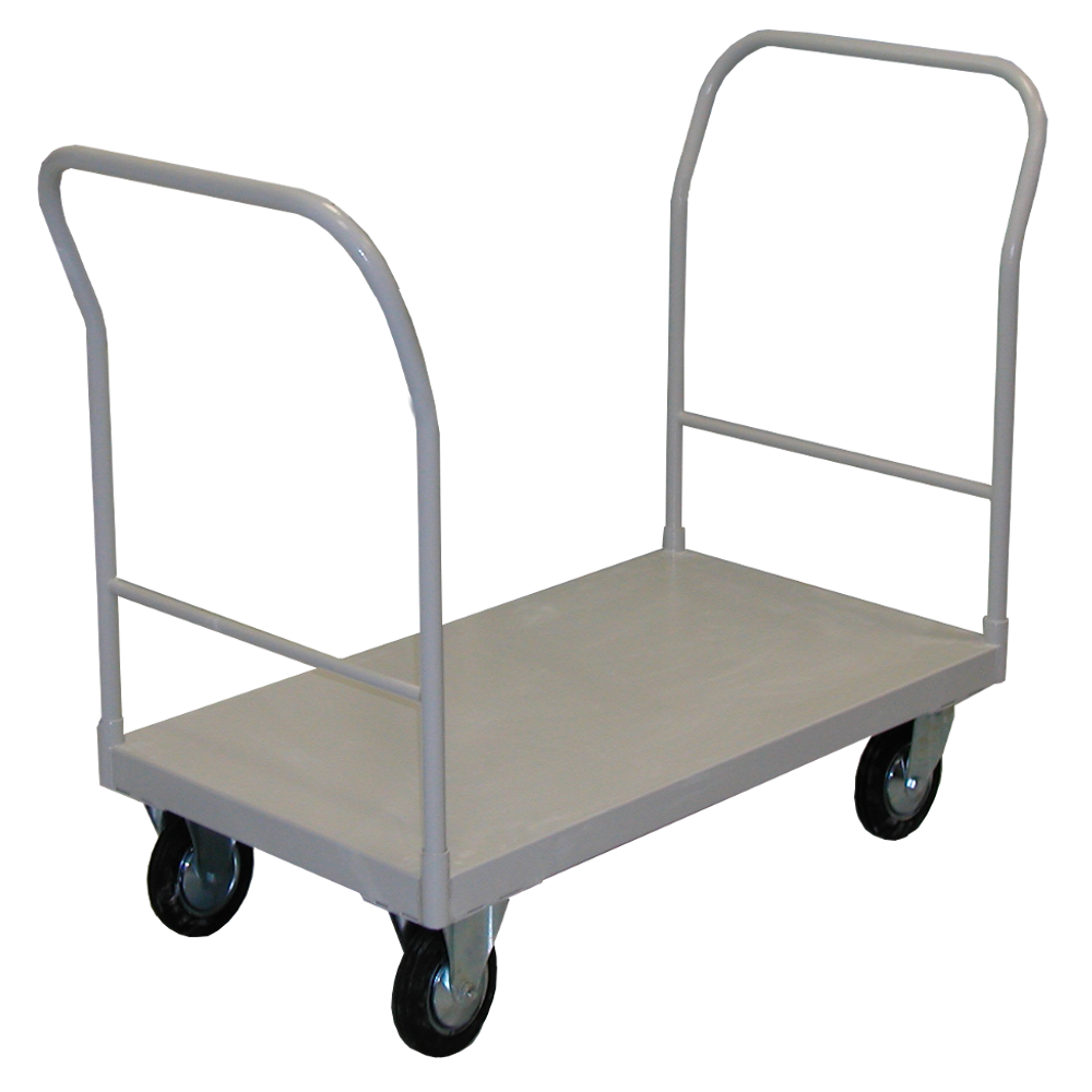 Тележка межкорпусная для перевозки медицинских грузов с двумя ручками МСК-540.160