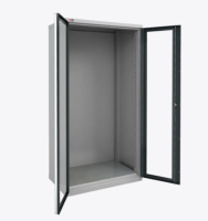 Шкаф ВС-055 пустой, двери с окнами