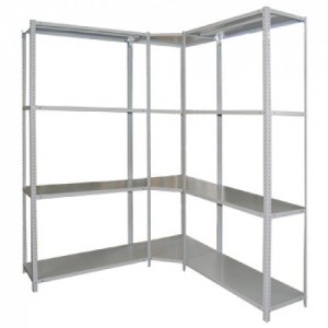 Стеллаж угловой МС 500 2000x1200x300 (8 полок)