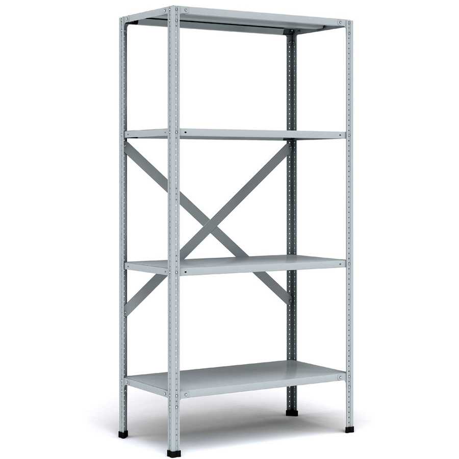 Стеллаж складской МС-900 1000x700x600 (4 полки - нагрузка 140 кг)