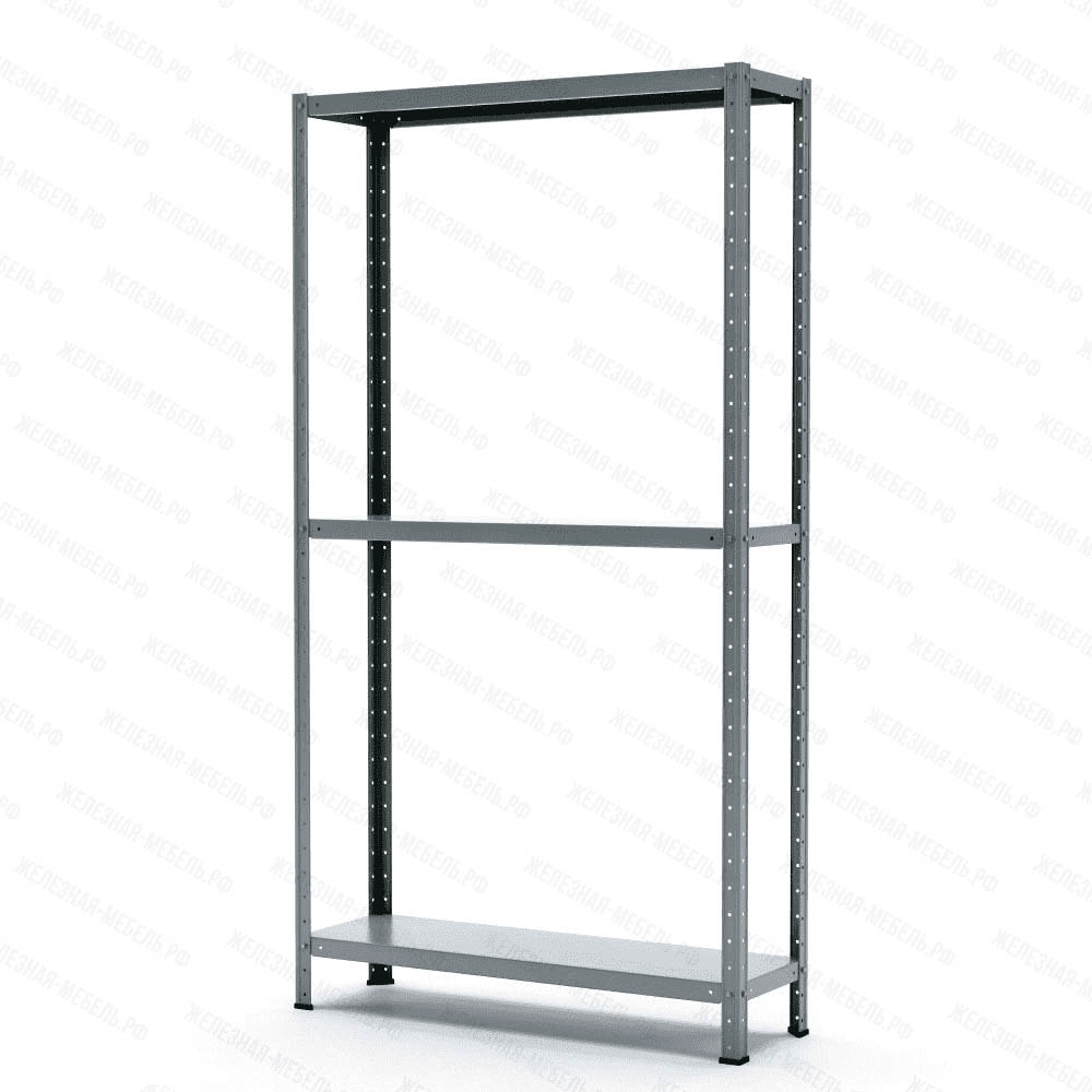 Стеллаж для склада MS Hard 200x100x40 (3 полки)
