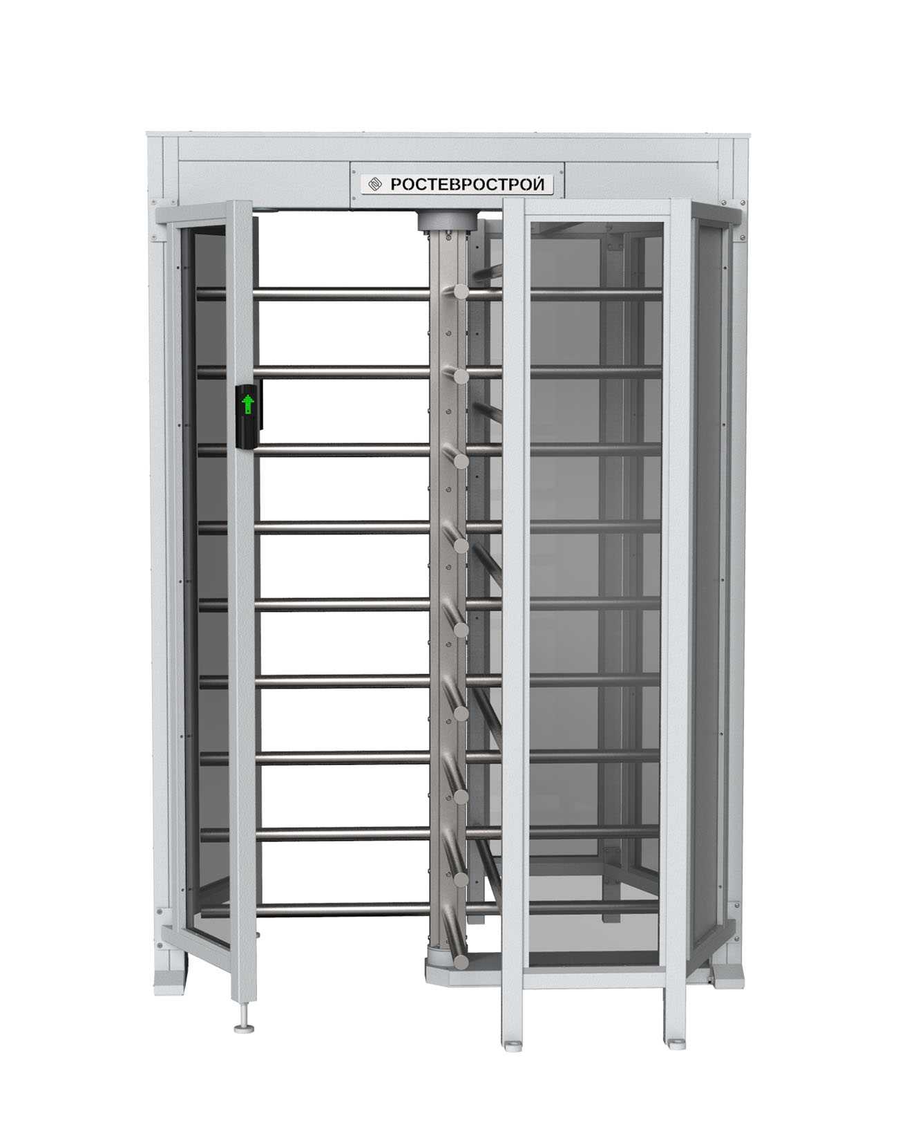 Полноростовой роторный 4-х лопастной турникет «ПР1С/4М2» модификации 2019 года
