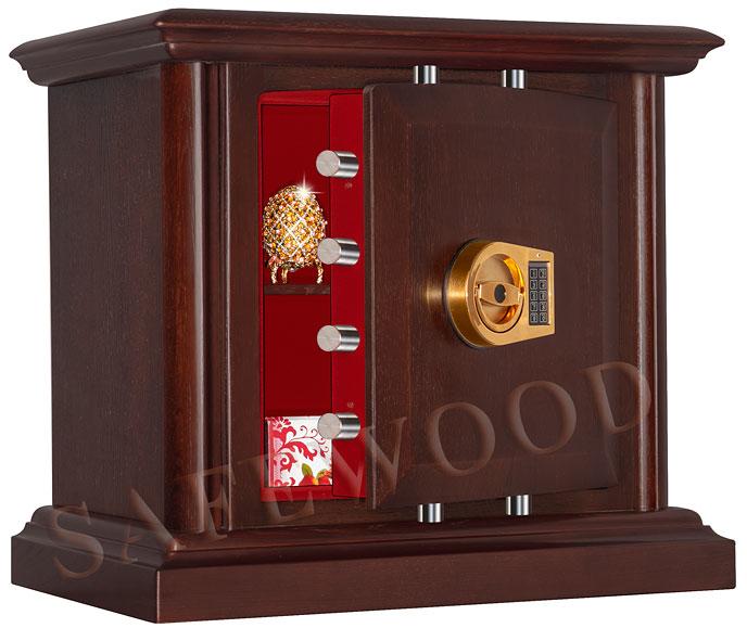 Элитный сейф второго класса в дереве Safewood 257 EL Flock.