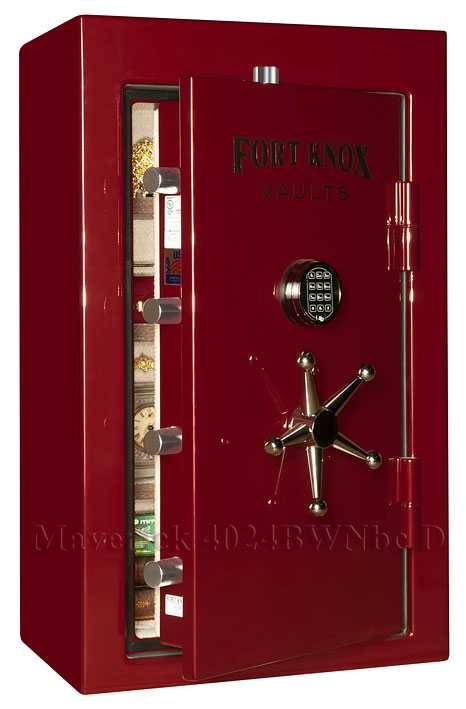 Сейф с возможностью крепить на пол для дома и квартиры Fort Knox® Maverick 4024BWNbc D