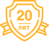 20 лет на рынке
