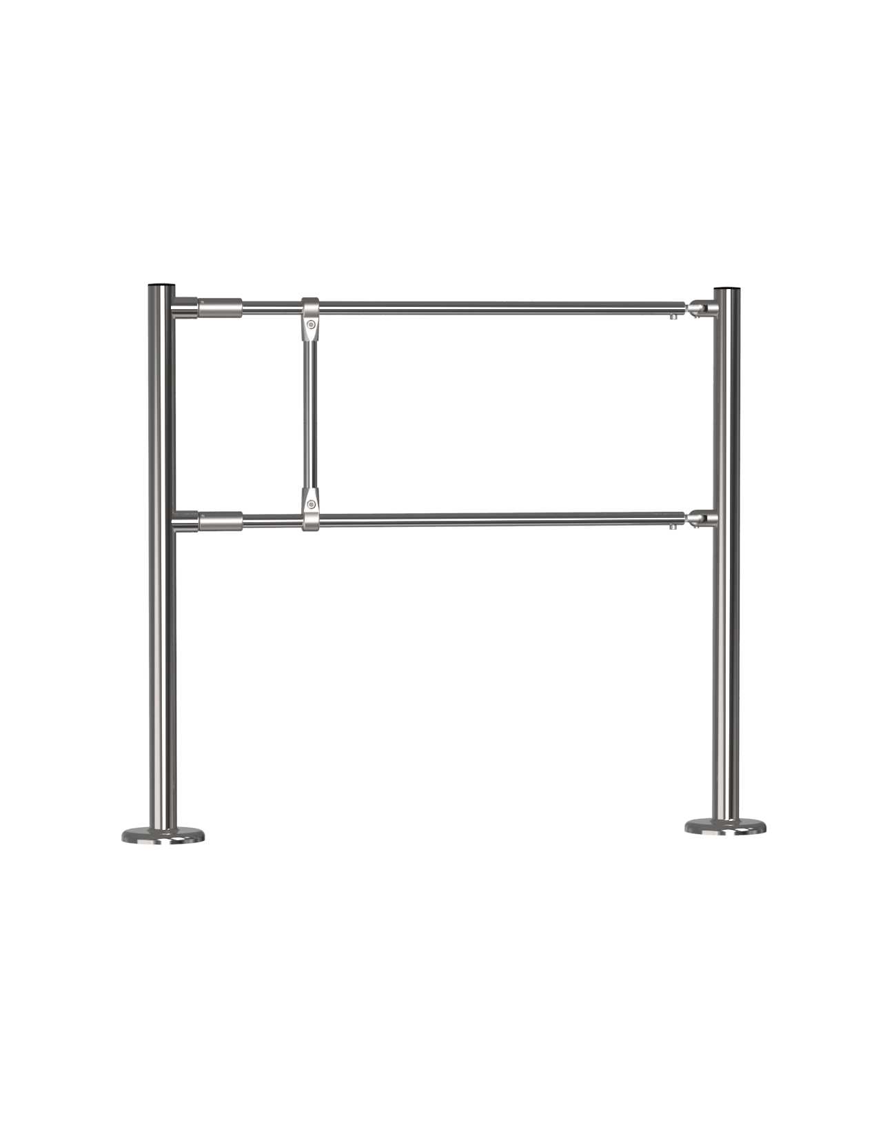 Ограждение антипаника пружинная ОС2ап ХРОМ 1000 мм