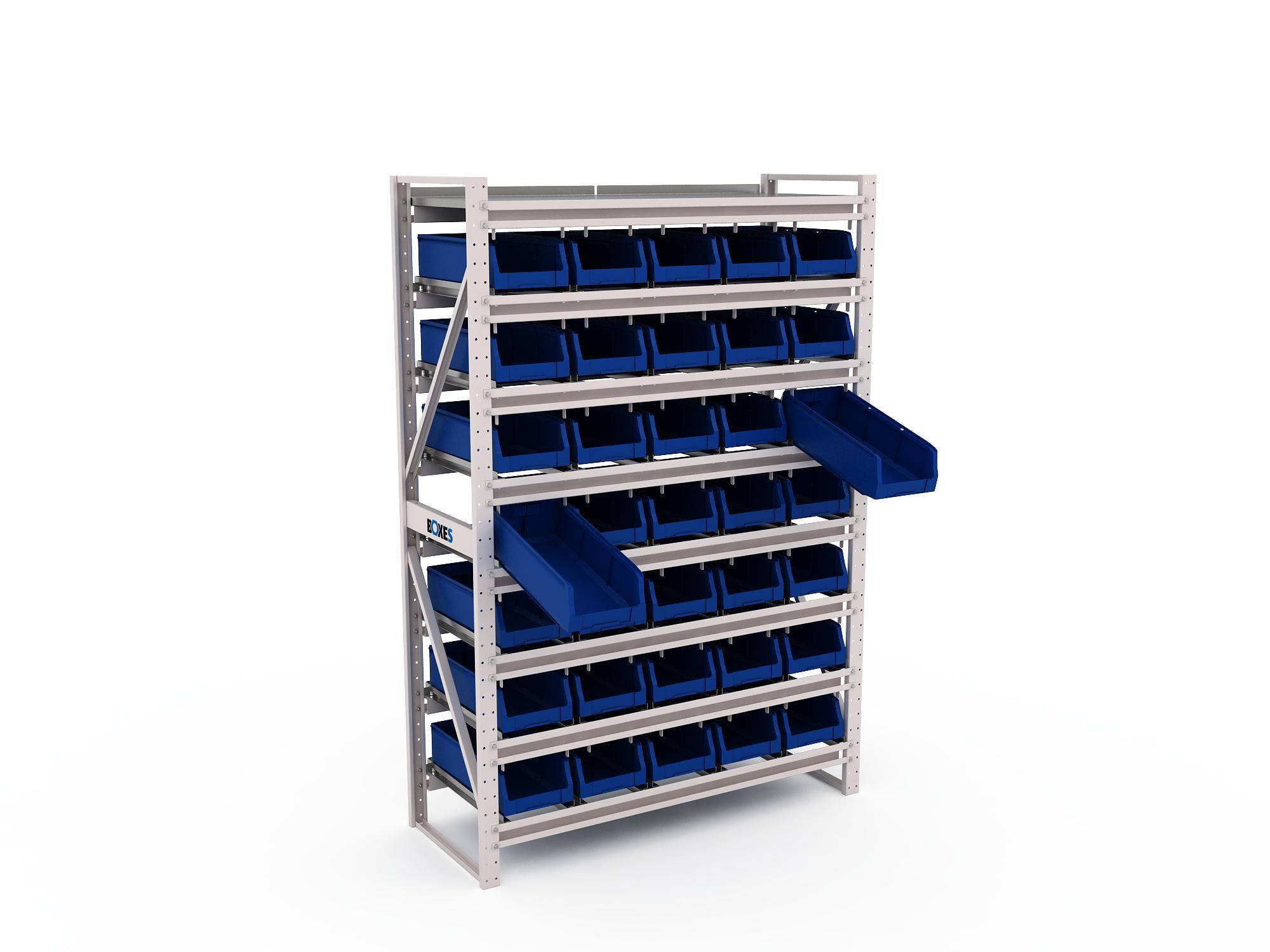 Металлический стеллаж для инструментов BOXES №1-1