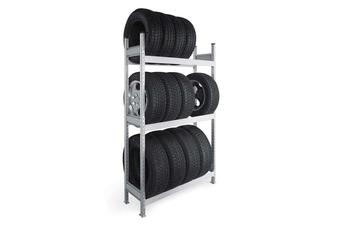 СТ-023 для автомобильных шин и дисков 2000x2100x400 (3 полки)