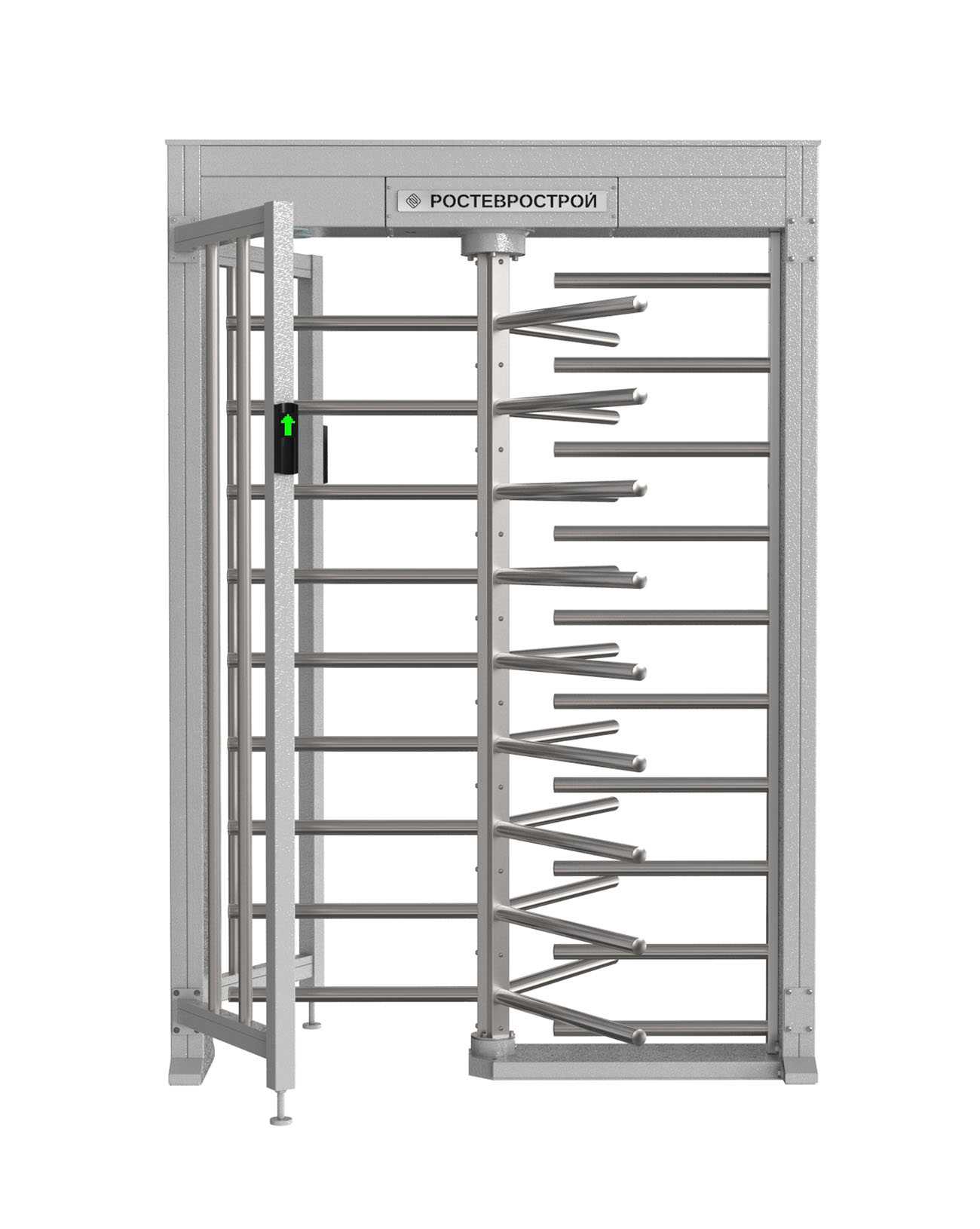 Полноростовой роторный 3-х лопастной турникет облегченной серии «ПР1Л/3М2 У» модификации 2019 года