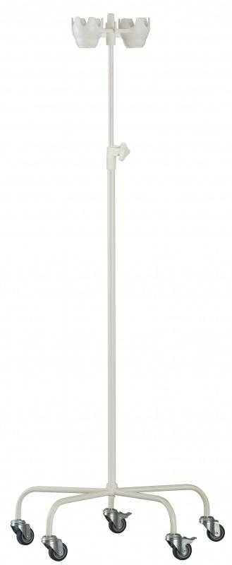 Штатив медицинский для вливаний пятиопорный ШВ-«МСК» металлический, на колесах (колеса импортные) МСК-310