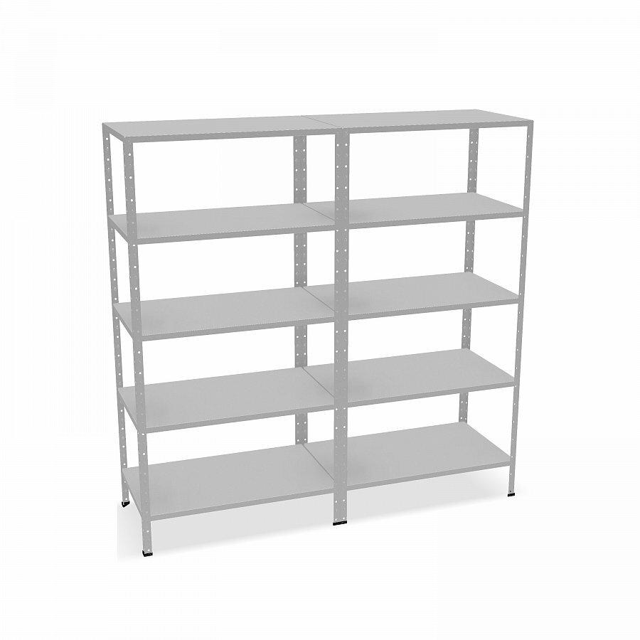 Стеллаж полочный усиленный СТ-010 2000x2000x600 (5 полок)