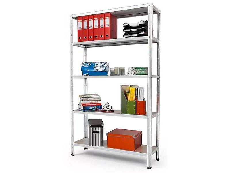 СТ-011К Стеллаж 1760х1010х410 Цинк (5 полок)