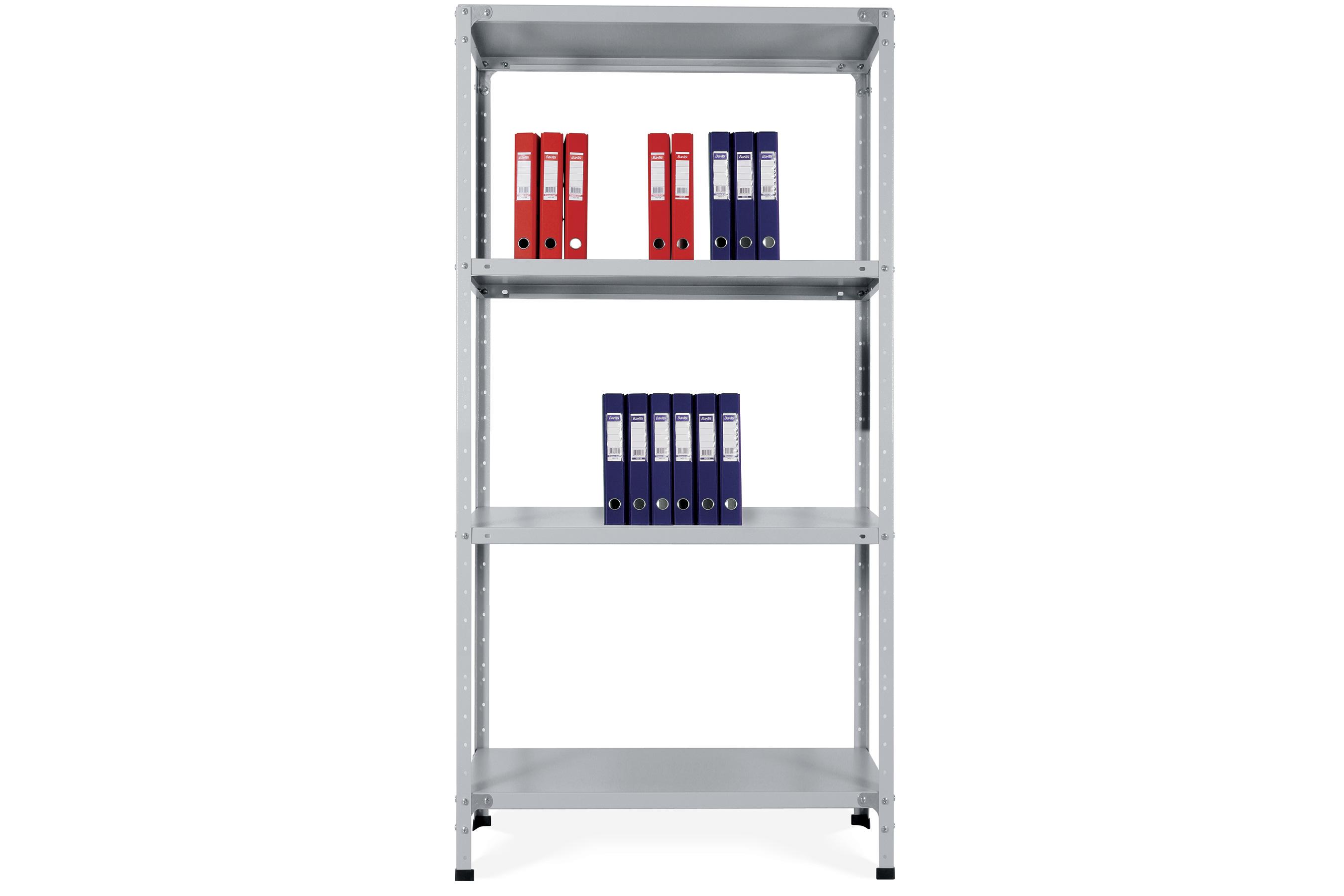 Стеллаж полочный для склада Cobalt 2000x1000x400 (125 кг нагрузка 4 полки)