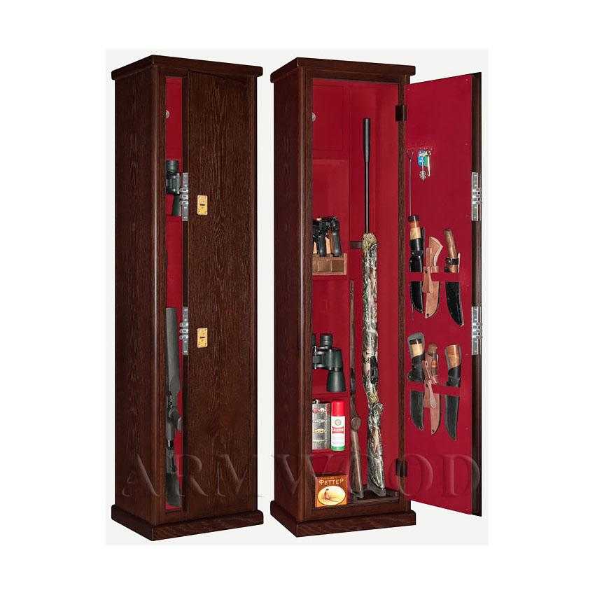 Оружейный сейф в дереве Armwood-524.074 Flock.