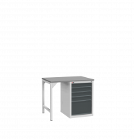 Слесарный верстак с оцинкованной столешницей ВЛ-К-100-07