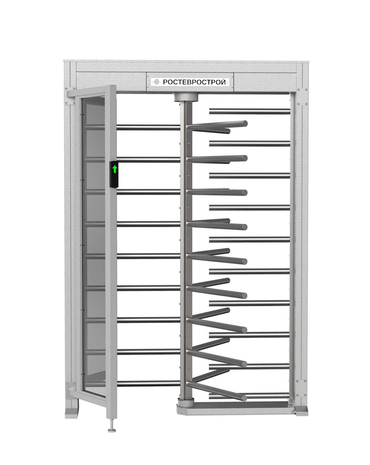 Полноростовой роторный 3-х лопастной турникет облегченной серии «ПР1ЛС/3М2» модификации 2019 года
