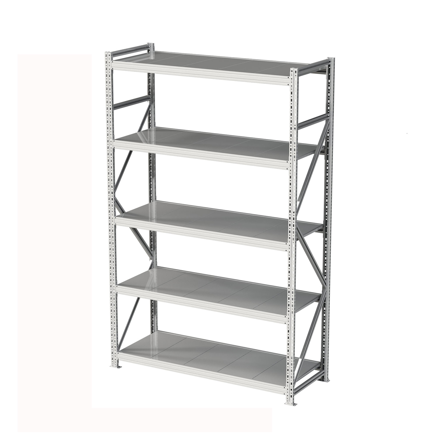 Стеллаж для склада MS Pro 250x120x40 (5 полок)